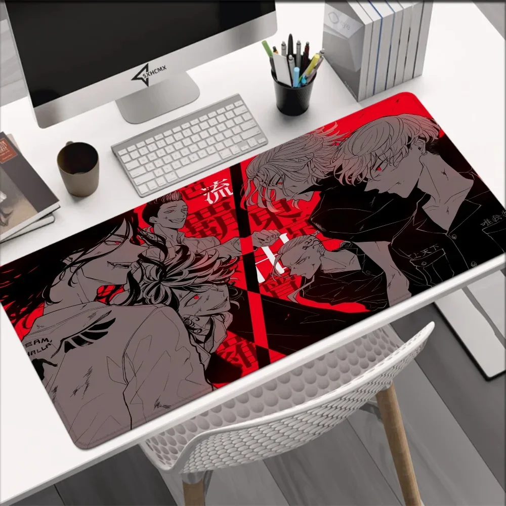 T-Tokyo Ghouls Pad Mouse Ped Mausepad GAMING MOUS Pc Accessories Gamer Cabinet Non-slip Mat Cute Desk Mat Mouse Pad 900 × 400