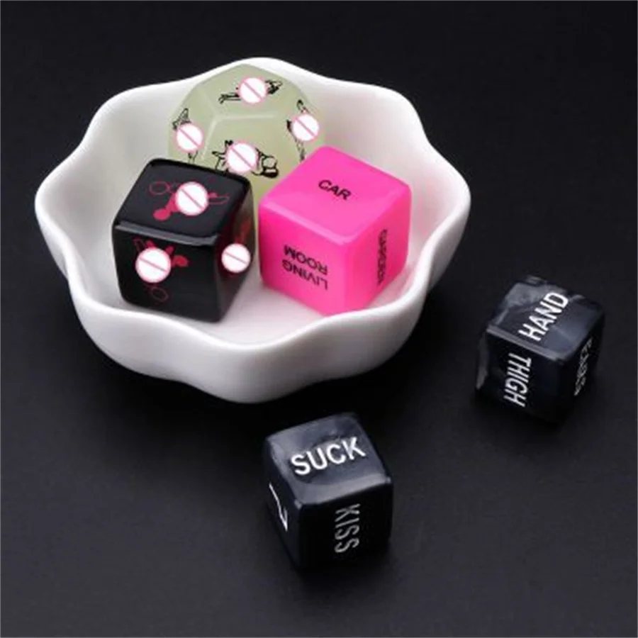 5pcs Sex Dice Fun Adult Erotic Love Sexy Posture Sex Toy per gli amanti delle coppie Humour accessori per giochi novità regalo per feste 24BD Tools