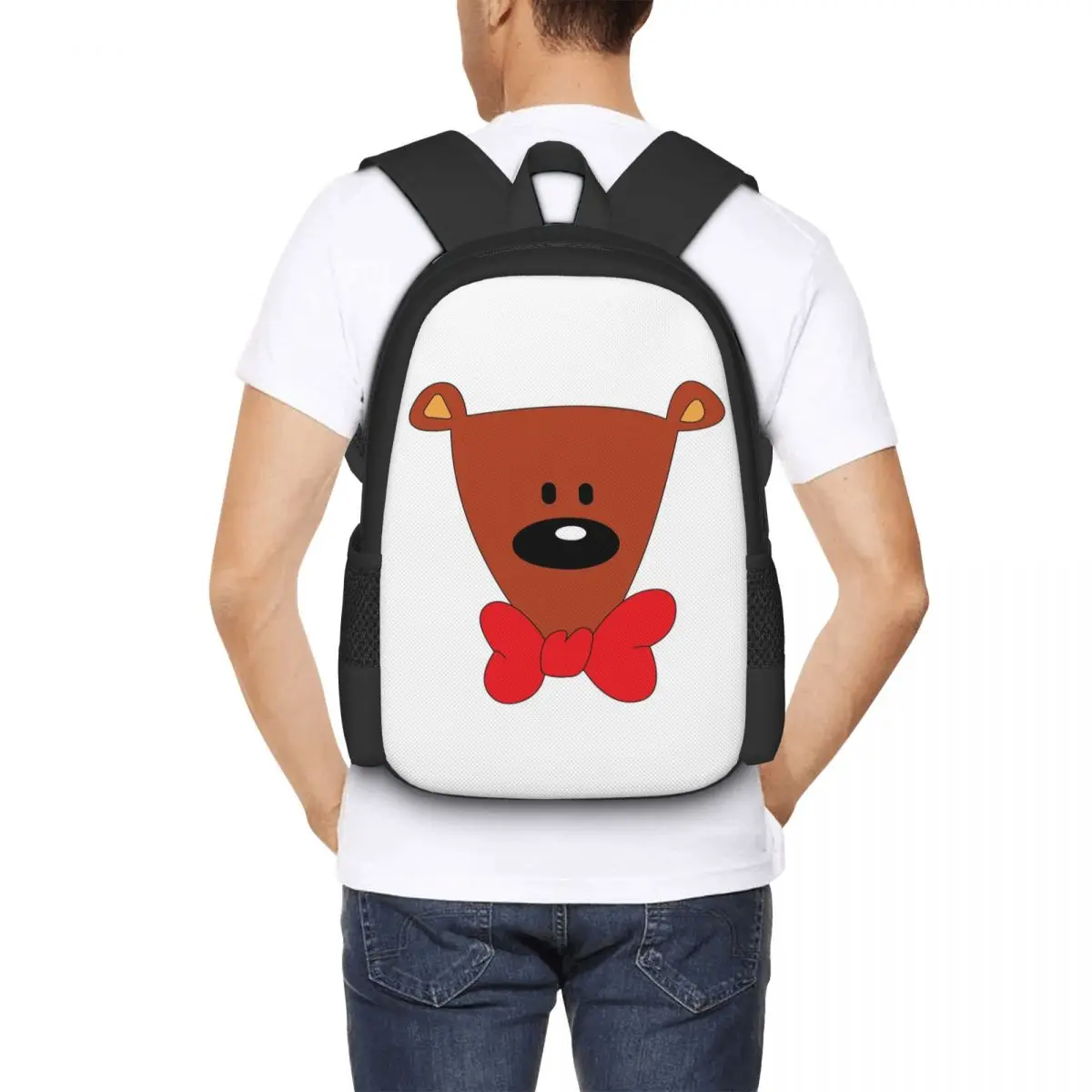

Teddy Student Backpack School Bag Hiking Travel Daypack for Men Women Fashion Bookbag Shoulder Bags