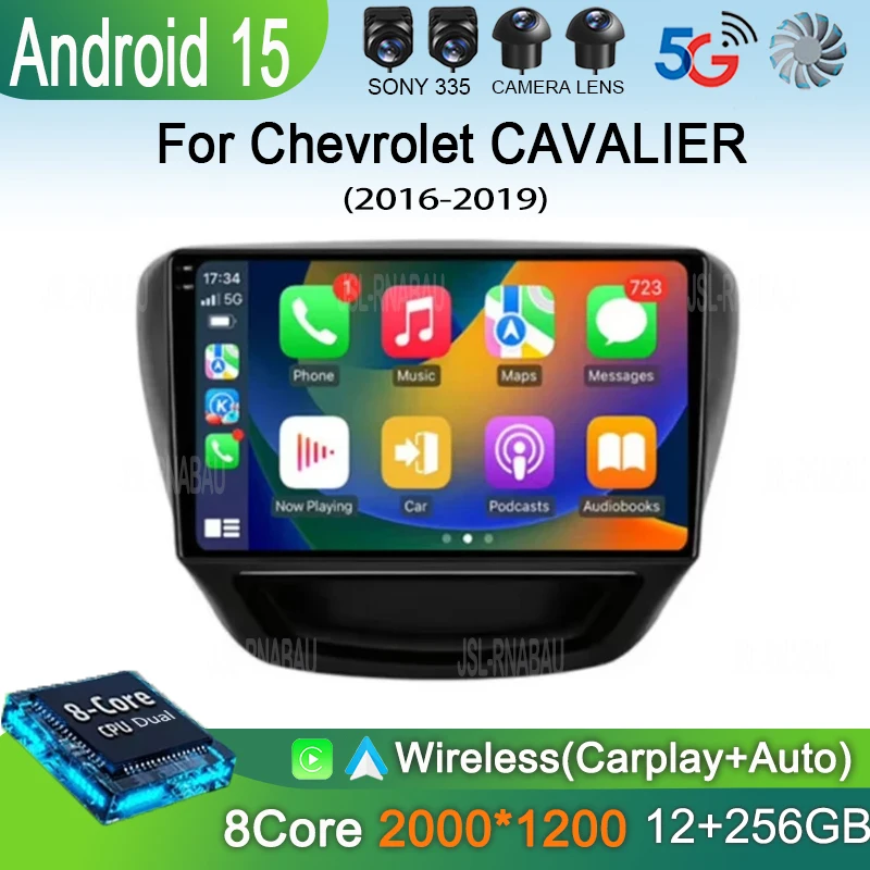 

Android 15 Car Radio For Chevrolet CAVALIER 2016 2017 2018 2019 Carplay Auto GPS Multimedia 2 Din Head Unit Player Video Stereo