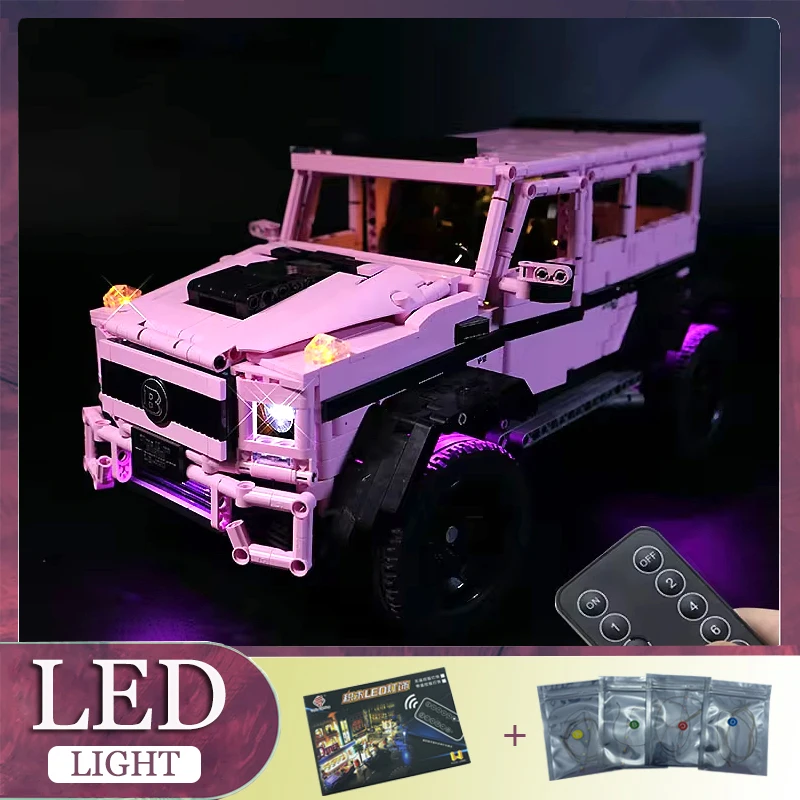 RC DIY LED 조명 키트, LEGO J903 테크니컬 럭셔리카 로고 빌딩 블록 세트 (LED 조명만, 블록 모델 없음)