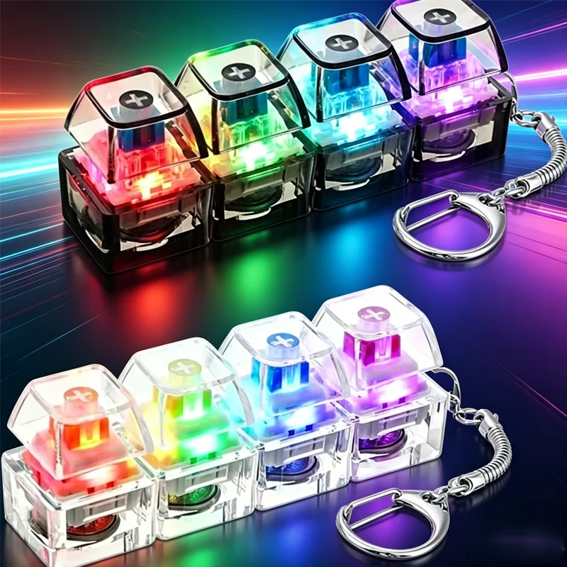 Electronics Gadgets For Kids - Keyboard LED / Gantungan Kunci Fidget