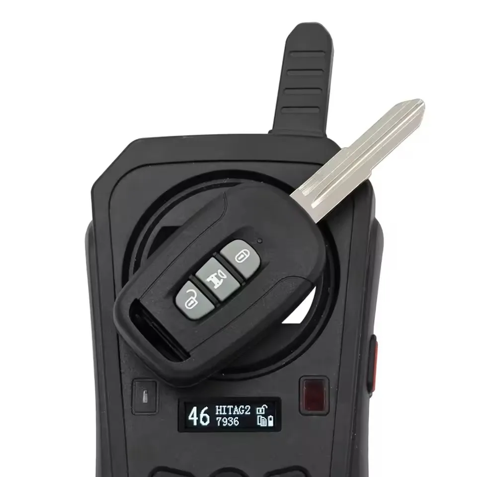 KEYECU Replacement Uncut Remote Head Key Fob 3 Button 433MHz ID46 Chip for Chevrolet Captiva,for Opel Antara 2006-2009