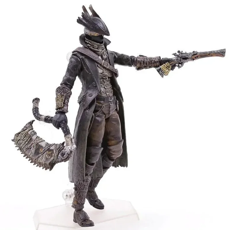 

15cm Bloodborne Anime Figures Figma 367 Hunter Kawaii PVC Model Doll Peripherals Figures Manga Anime Action Gifts Toys Kid