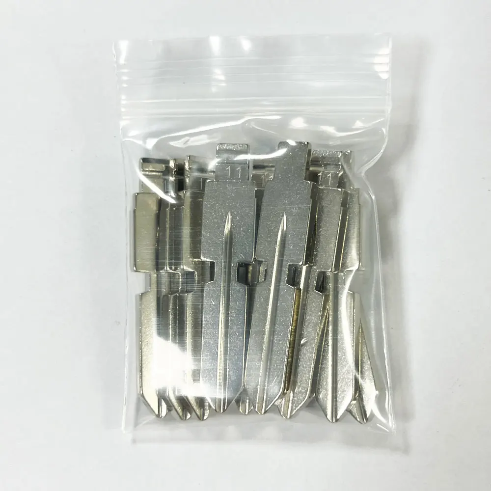 10pcs 11# HU39 Key Blade Metal Uncut Blank Keydiy Xhorse Remote for Mercedes Benz W168 W124 W202 W210 W211 W203 Car Key Blanks