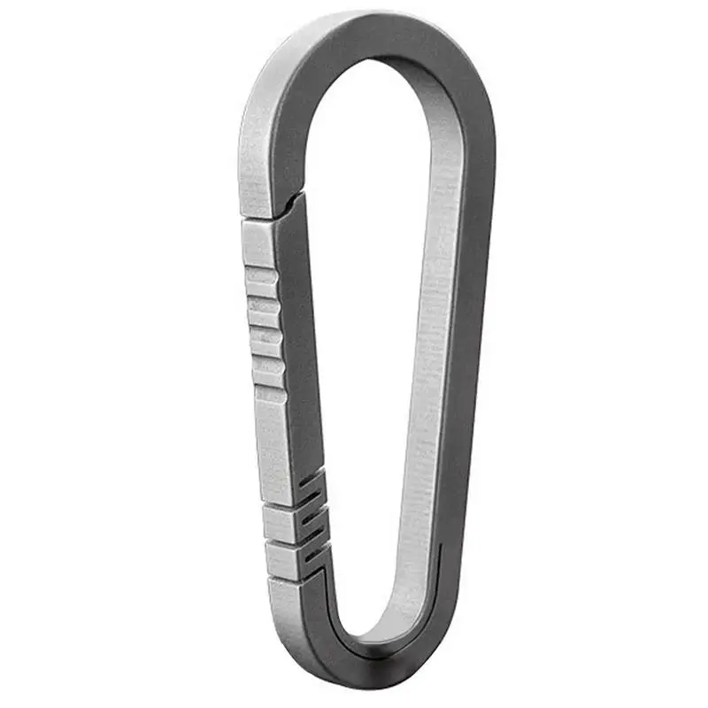 Aluminum Alloy Carabiner Clips Small Mini Keychain Clips Reusable Mini Key Carabiner Clips For Backpack Hiking Traveling Camping