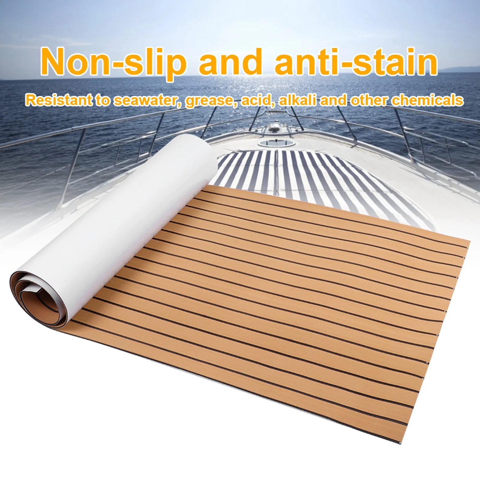 

EVA Foam Sheets Boat 90x240cm Marine Boat Synthetic Flooring Self Adhesive EVA Foam Yacht Deck Sheet Marine Boat Floor