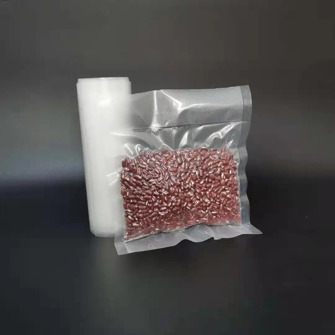 20*500cm sacos de vácuo rolos para molho de alimentos texturizado saco de embalagem de armazenamento para aferidor a vácuo carne frutas legumes ferramentas de cozinha