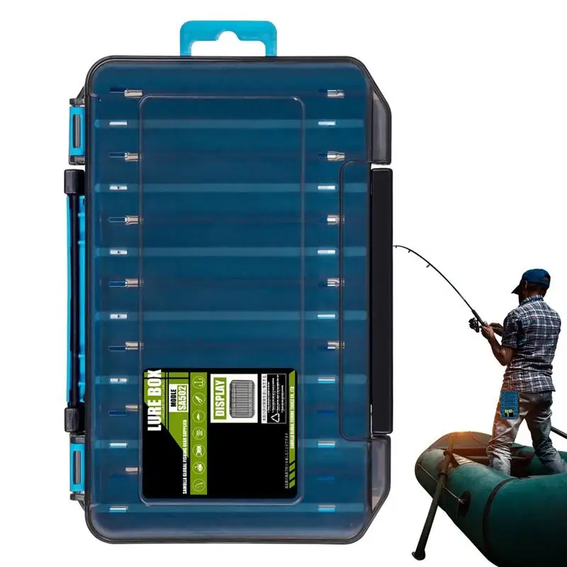 

Fishing Tackle Trays Angling Gear Case Outdoor Tools Container Clear Tackle Box Fishing Lure Organizer For Home Camping Handmade