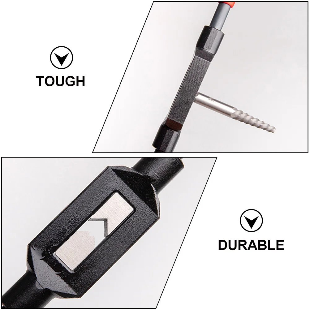 

Tap Wrench Tool Heavy Duty Adjustable Tapping Kit Spanner Repair Socket Woodworking DIY Professional Use Steel Lifespan