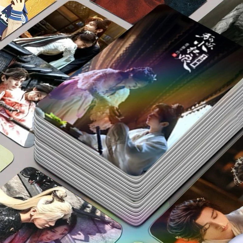 30/50 قطعة تشنغ يي لي ييتونغ قوه جونشين تشانغ هواسين ملصق التلفزيون السيف والدراما الحبيبة صور مزدوجة الجانب طباعة 3 بوصة بطاقة
