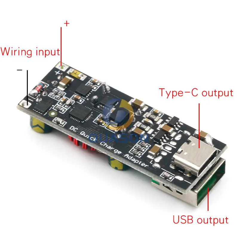 QC4.0 QC3.0 USB Type-C Mobile Phone Quick Charge Adapter 6 -35V Step Down Buck Boost Module for Huawei SCP/FCP Apple PD Qualcomm