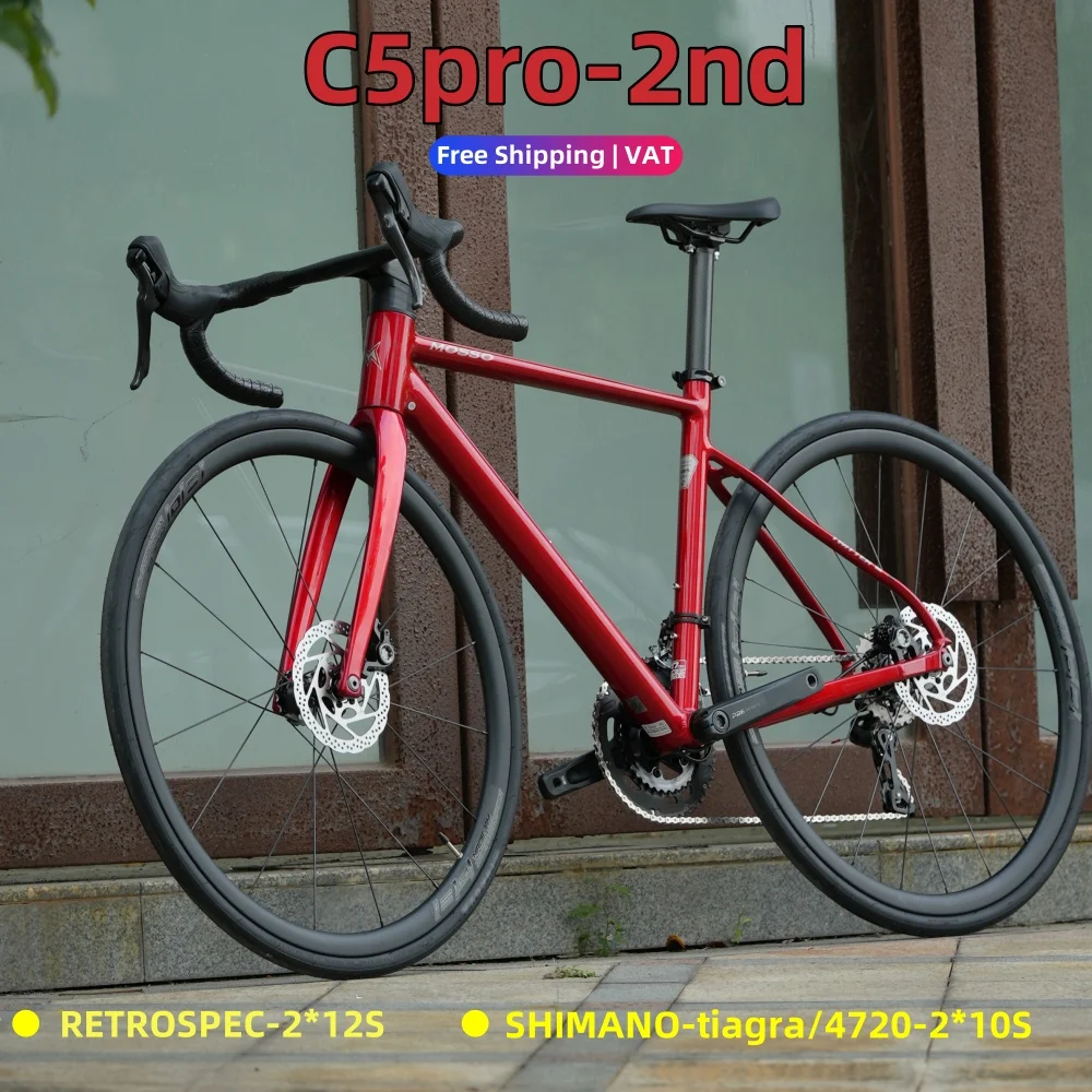 

TWITTER C5Pro-2nd lightweight 7005 aluminum bike RS24-speed hydraulic disc brakes 700c carbon wheels Beginner men women Bicycle