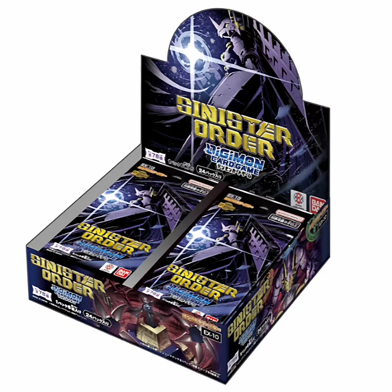 

Digimon EX10 SINISTER ORDER Authentic Jianzhong DTCG Card Battle Supplement Pack Toy Figure Collection in Original Box