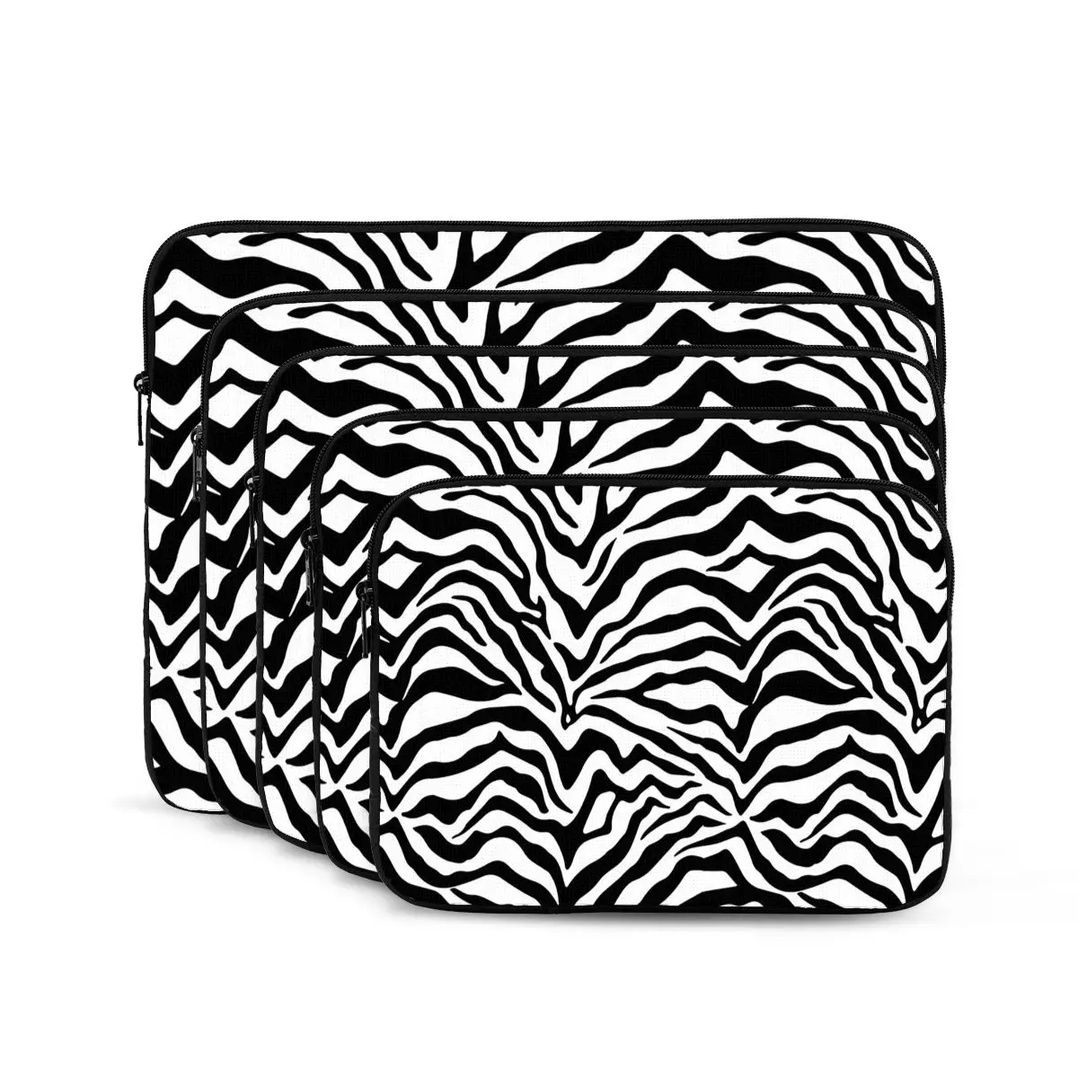 

Zebra Print Notebook Laptop Bag Case Pouch Notebook Sleeve Cover Bag Tablet Shockproof Case Bag