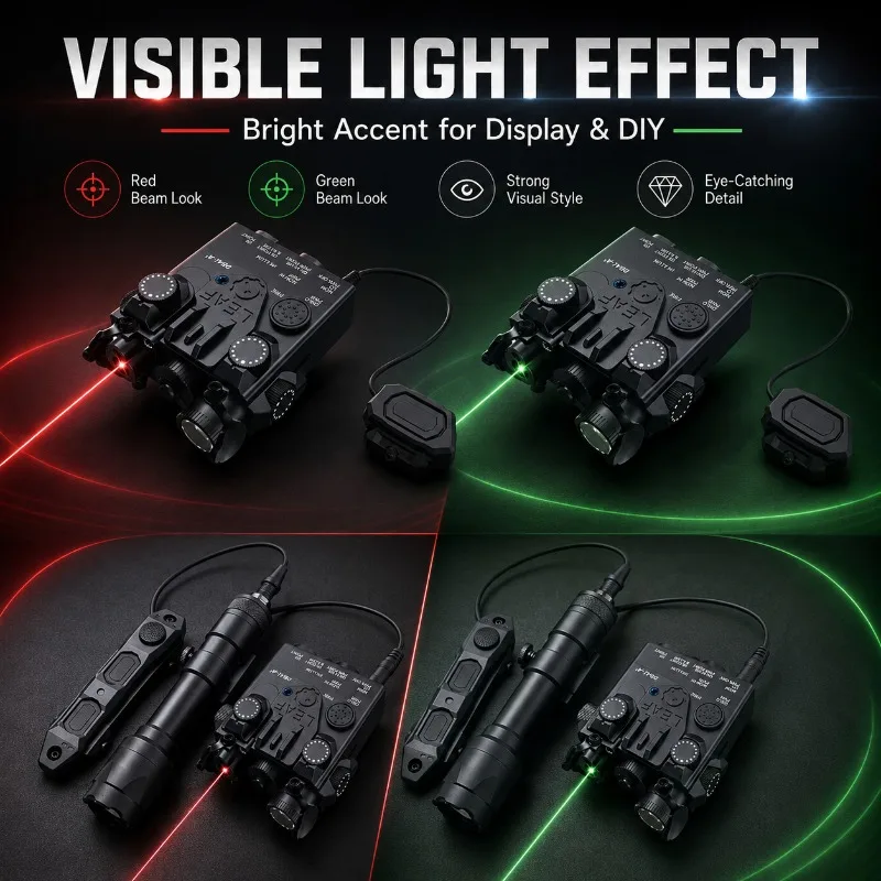 Multi‑Mode Illumination Accessory Red Green Laser & LED Light Dual‑Control Mod Kit