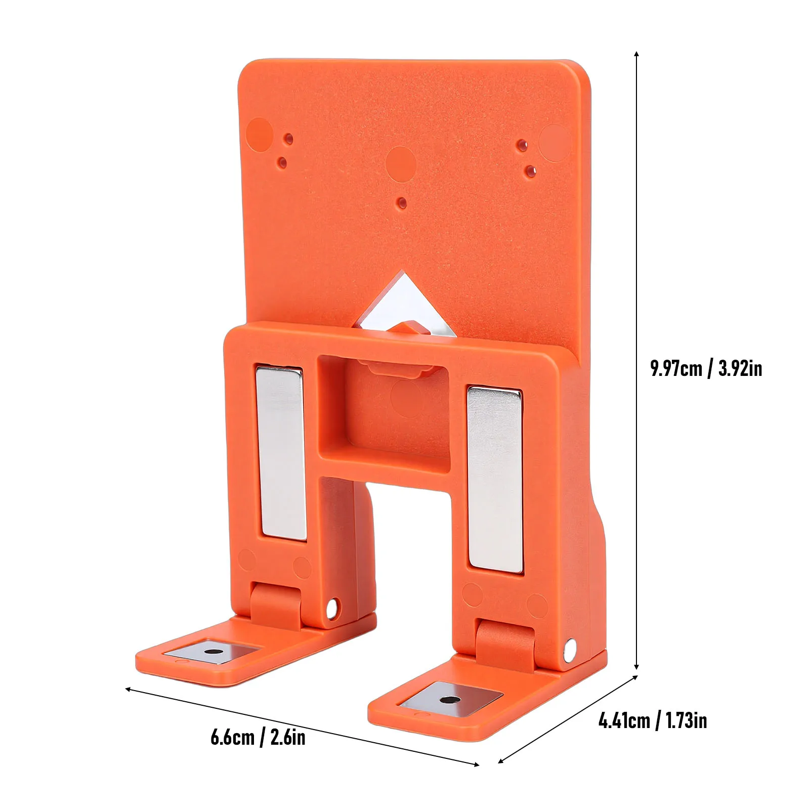 Hinge Installation Positioning Plate Foldable Strong Magnetic Hinge Installation Spacer Positioner for Cabinet Door