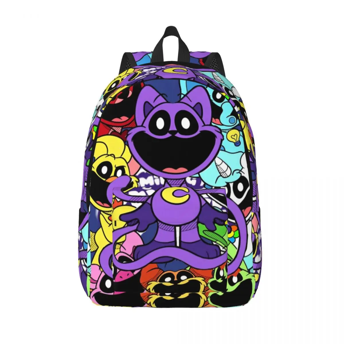 

CatNap Smiling Critters Backpack Elementary High College School Student Bookbag Men Women Daypack Outdoor