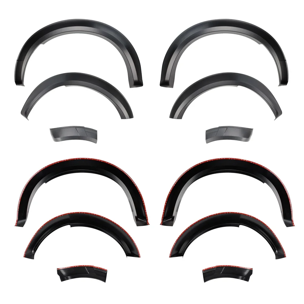 Black Wheel Arch Fender Flares for Ford Ranger Wildtrak 2022 2023 Fender Flares Accessories