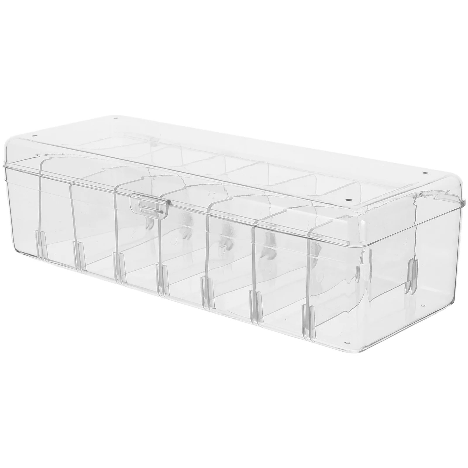 

Transparent Storage Box Index Card Case Playing Holder Business File Organizer Flash