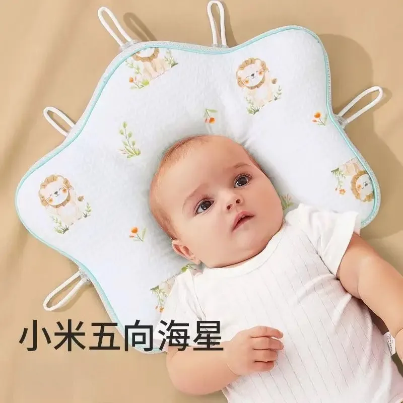 newborn-pillow-100-cotton-baby-pillowcase-all-season-newborn-millet-pillow-insert-0–6-months-baby-pillow
