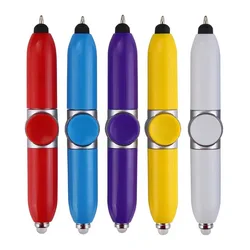 Creative Luminous Fingertip Gyroscope Spinning Lighting Pen Ballpoint Pen Stylus Multifunctional Boring Decompression Pen