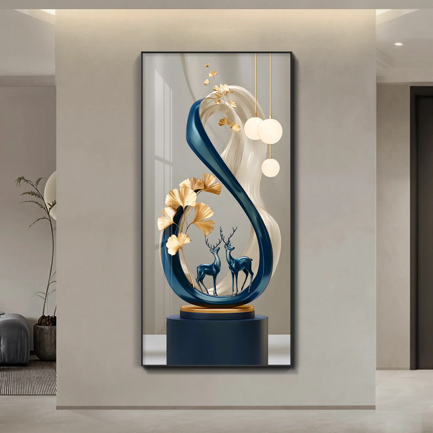 2025 New Model Simple And Modern Entryway Facing Door Wall Light, Entrance Hall Abstract Wall Light, Corridor Passage End