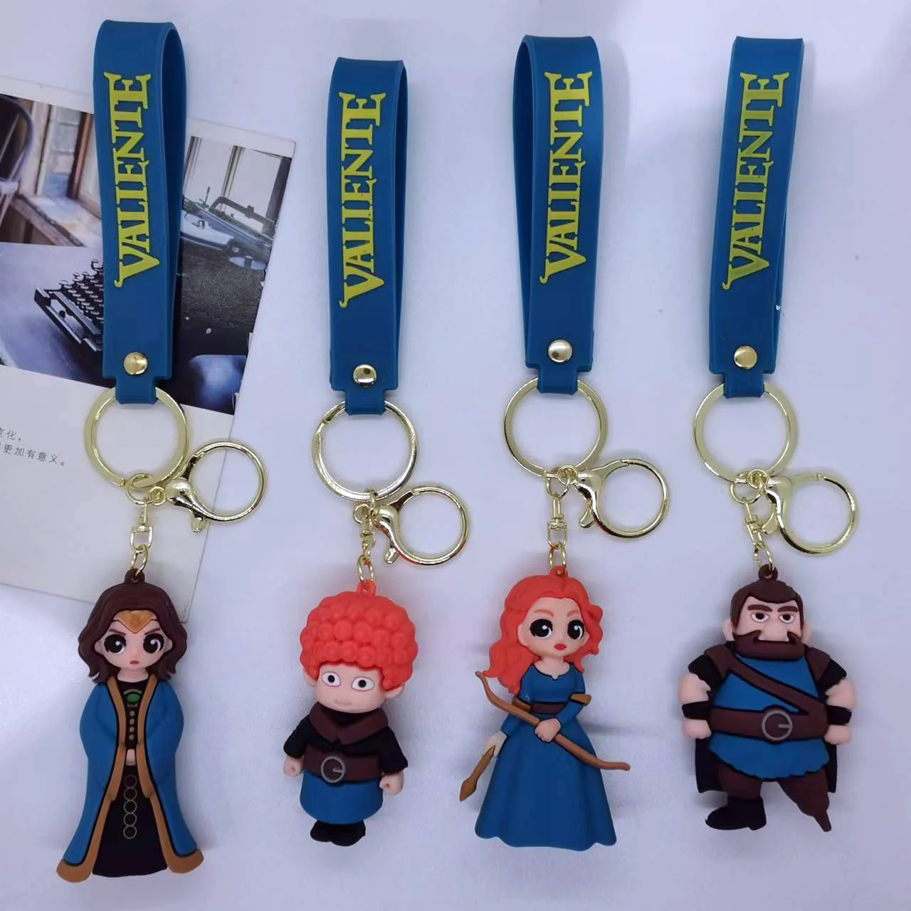 

New Creative Cartoon Brave Legend Keychain Bag Car Keychain Accessories Gift Wholesale Y2k Fashion Toys Anime Cartoon Frind
