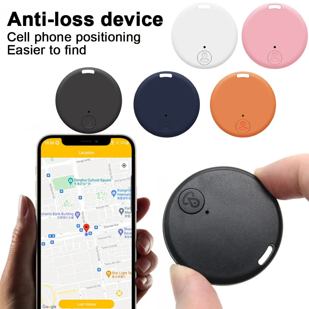 Mini GPS Locator AntiLost Alarm Wallet Keychain Smart Tag Bluetooth-Compatible Tracer Keychain Dog Pet Child Tracker Key Finder