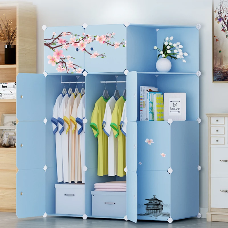 

Partitions Storage Wardrobe Organizer Cupboard Bedroom Portable Closet Shelves Makeup Space Saving Muebles Trendy Furniture