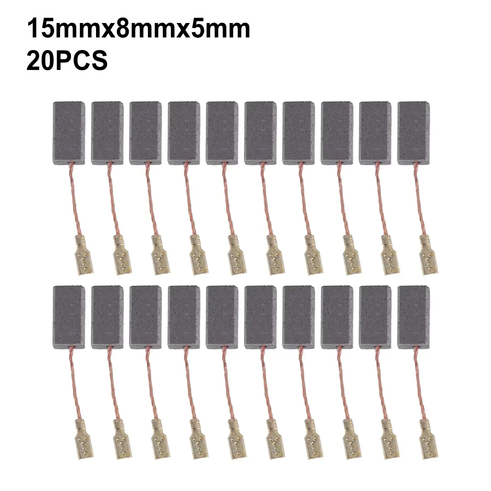 

20PCS Carbon Brushes For Bosch Motor Angle Grinder 15*8*5 Mm Tool For For Bosch Angle Grinder Carbon Power Tool Accessories