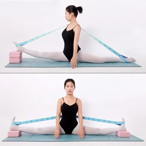 Imagen 2 del producto Banda segmentada, correa elástica Digital para piernas de Yoga, para Ballet, danza, gimnasia, ejercicio, correa elástica de flexibilidad