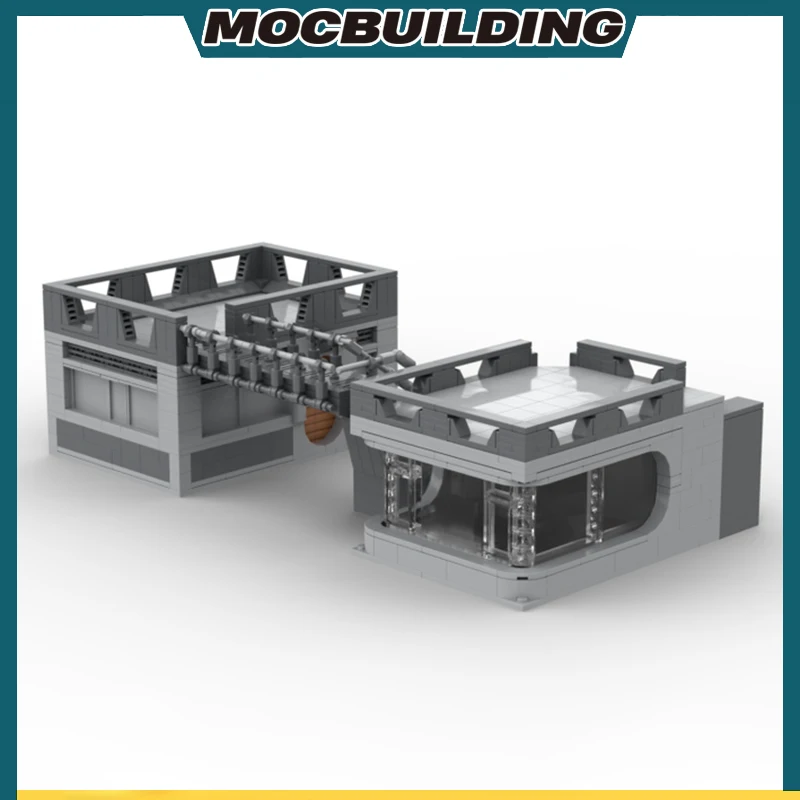 Bloques de construcción Moc película República Base Oficina construcción DIY montaje ladrillos modelo colección definitiva juguetes regalos 1266 Uds