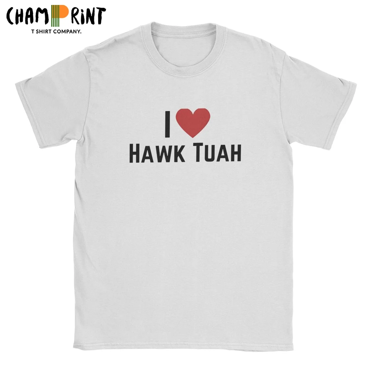 Unique Hawk Tuah Spit On That Thang T-Shirts Men O Neck 100% Cotton T Shirts Funny Meme Short Sleeve Tees Printing Tops