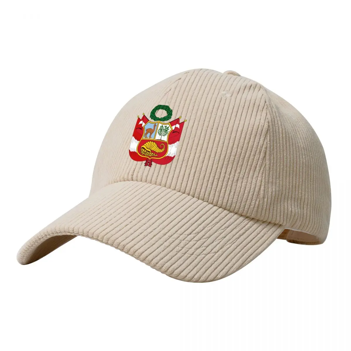 

Peruvian Coat Of Arms Unisex Corduroy Baseball Cap