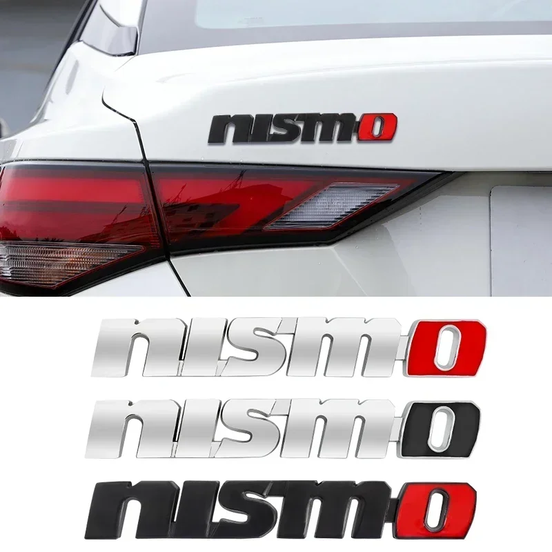 nismo Letter Badge Car stickers emblem rear trunk label decorate universal logo for Nissan NISMO modified car accessories decals