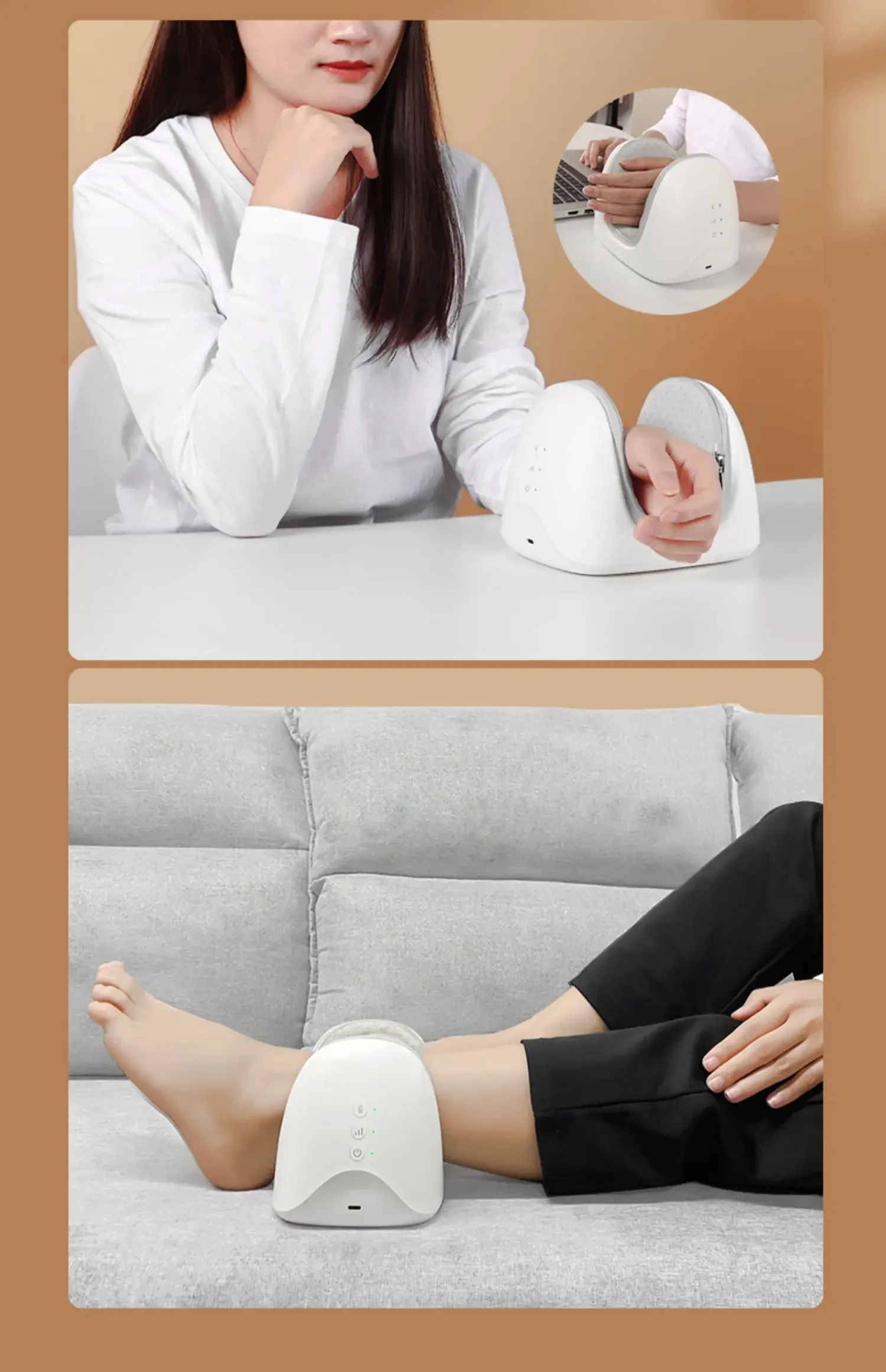 Wrist Massager Hand and foot joint kneading massage hot compress massage instrument wife and mother birthday gift