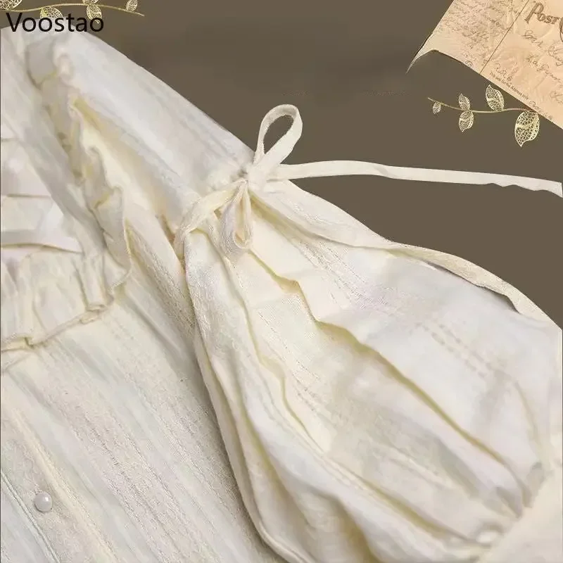 여성용 빈티지 고딕 셔츠, 우아한 로리타 스타일, Gigot 슬리브 블라우스, 빅토리아 스타일, 스위트 러플, 카와이 상의, Mujer