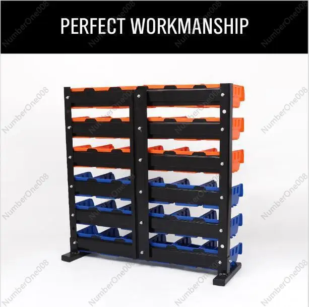 60880 Tool Box with Iron Rack Storage Box Plug Box 6.5KG.64.5 * 18.5 * 31.5