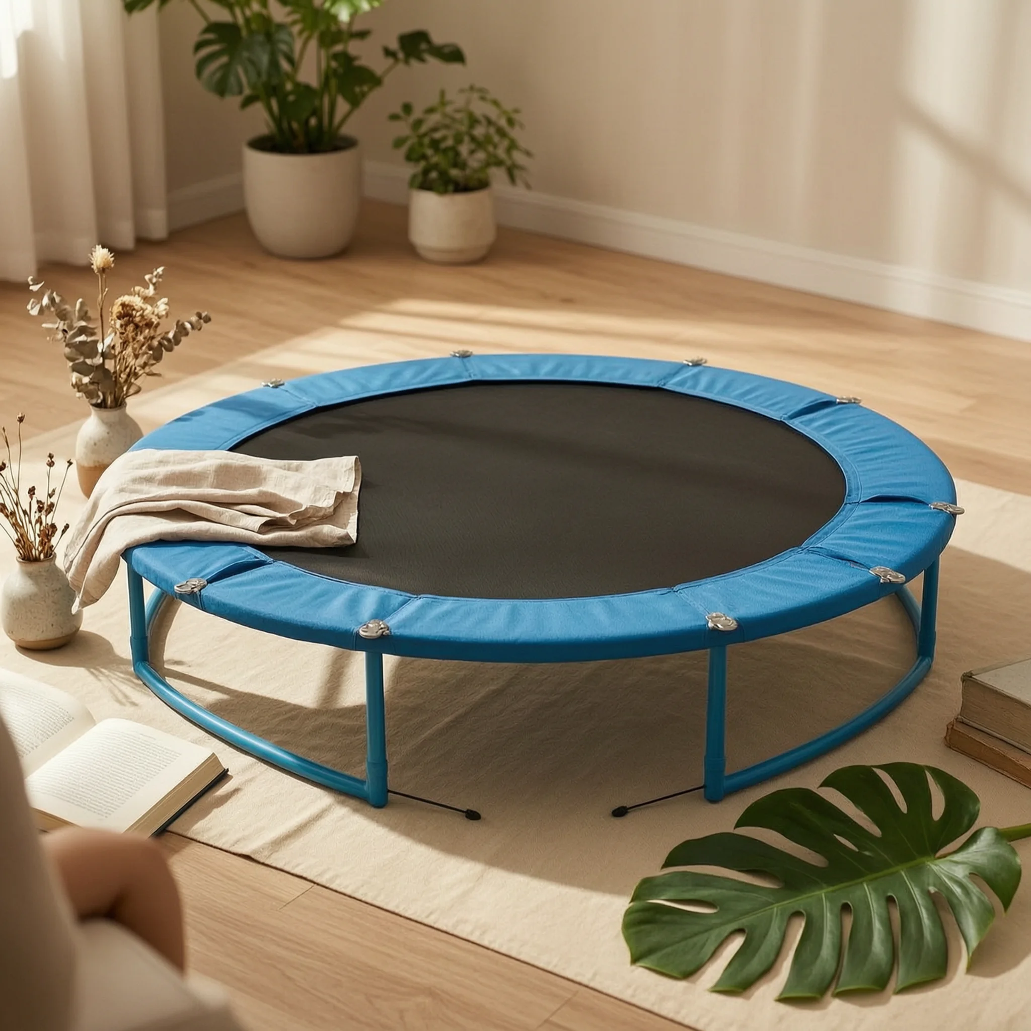 Trampoline Jumping Mat Round Replacement Trampoline Mat Heavy-Duty Long-Lasting for Backyard, Indoor Gym