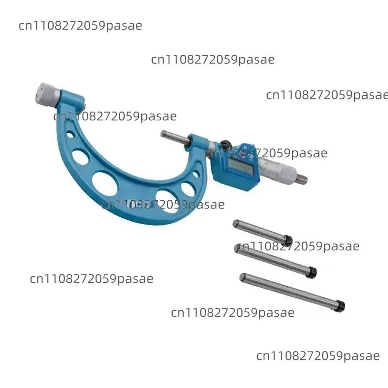 100–200, 200–300, 300–400, 400–500 Mm IP65 Waterproof Digital Outside Micrometer with Interchangeable Anvil