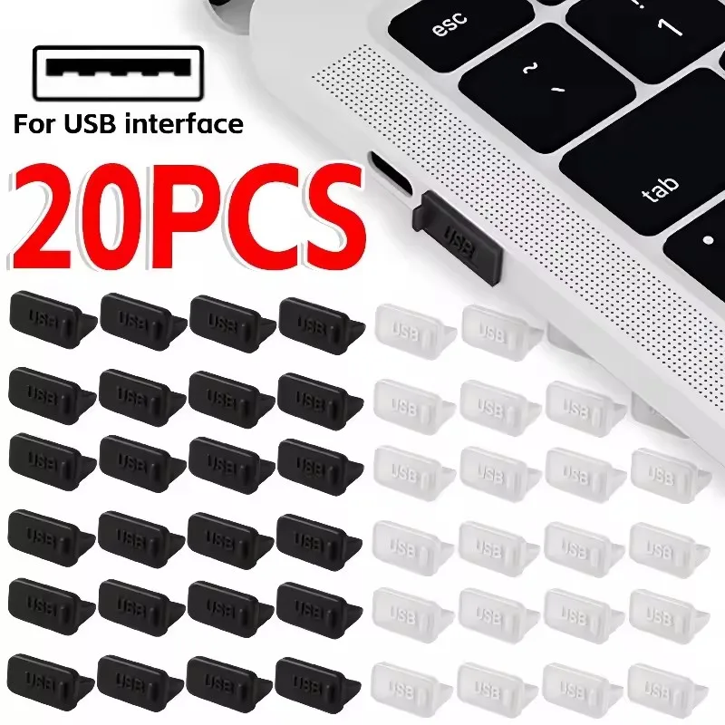 

Silicone USB Dust Plug Charger Port Cover Silicone Dustproof Protector for PC Notebook Laptop USB Charging Port Protector Covers