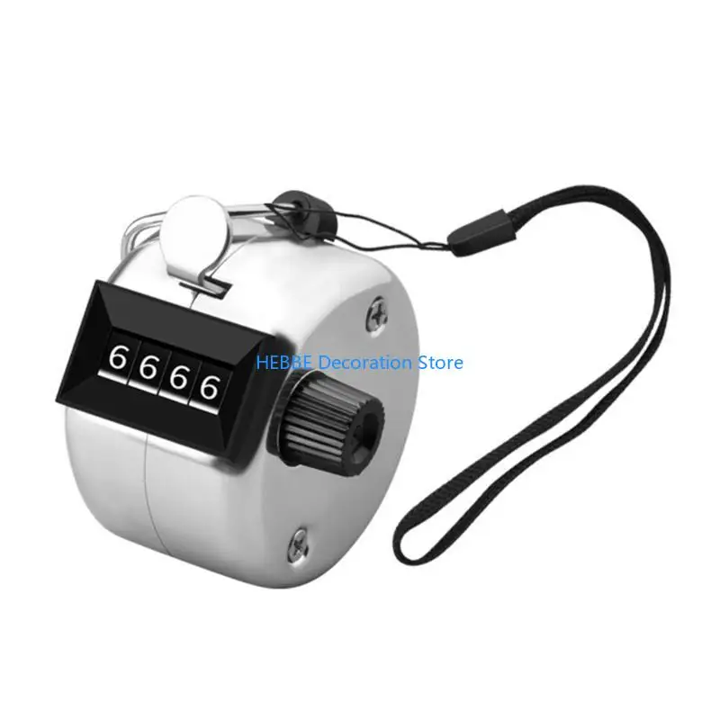 B0KC 4 Digit Handheld Counters Easy Carry  Counter Device for Effective People Flows Measurement in Various Business Environment