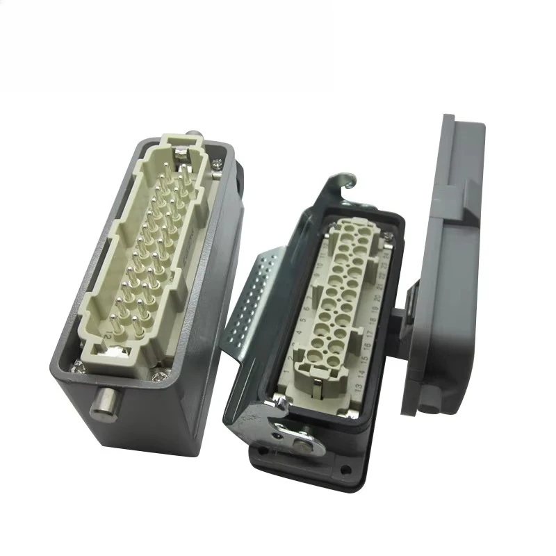 16-Pin 10-pin 12pin 24-pin Industrial Cable Robotics Machinery Rail Transit Equipment Industrial Modular Heavy Duty Connectors