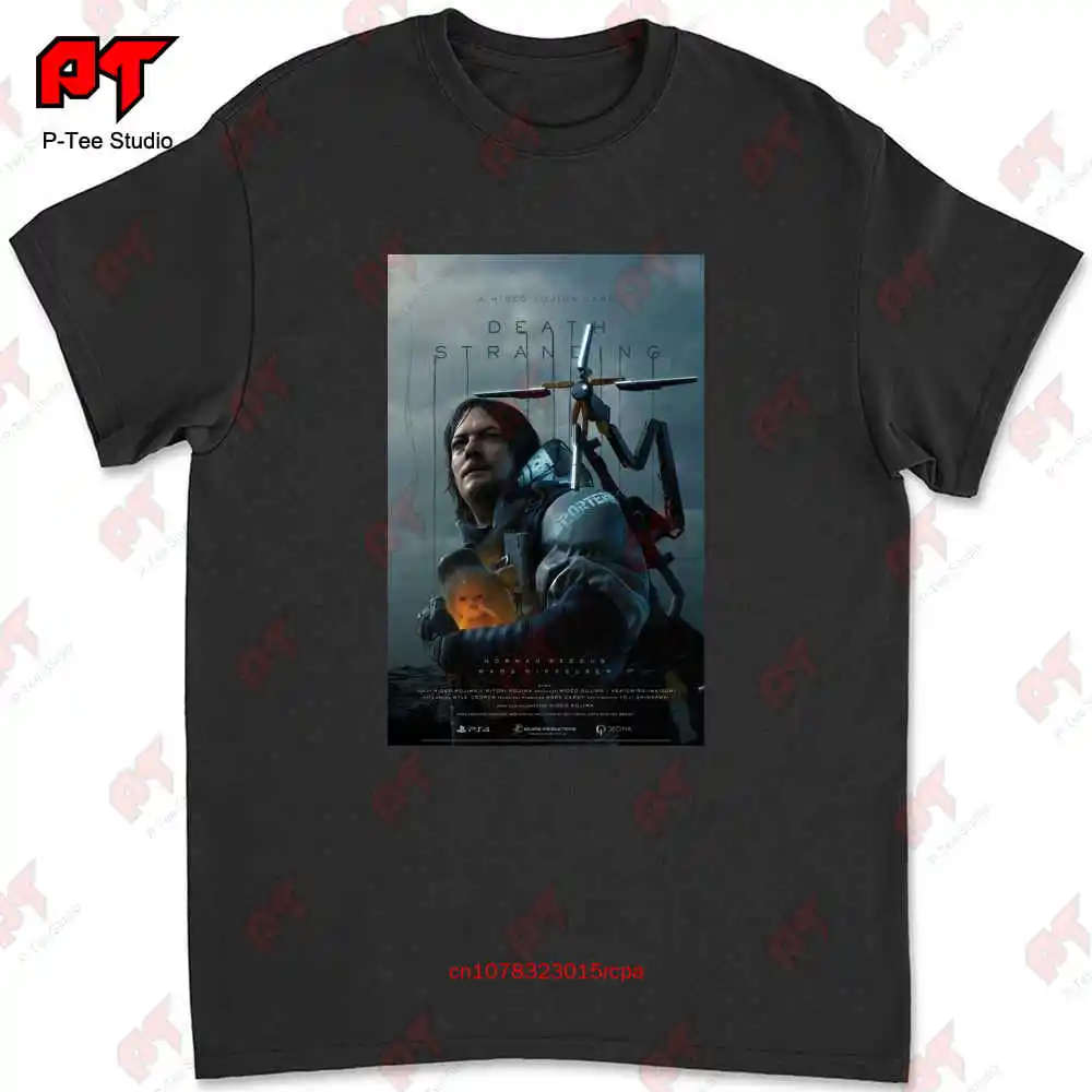 Death Stranding Ps4 Print Kojima Productions T-shirt 7U96