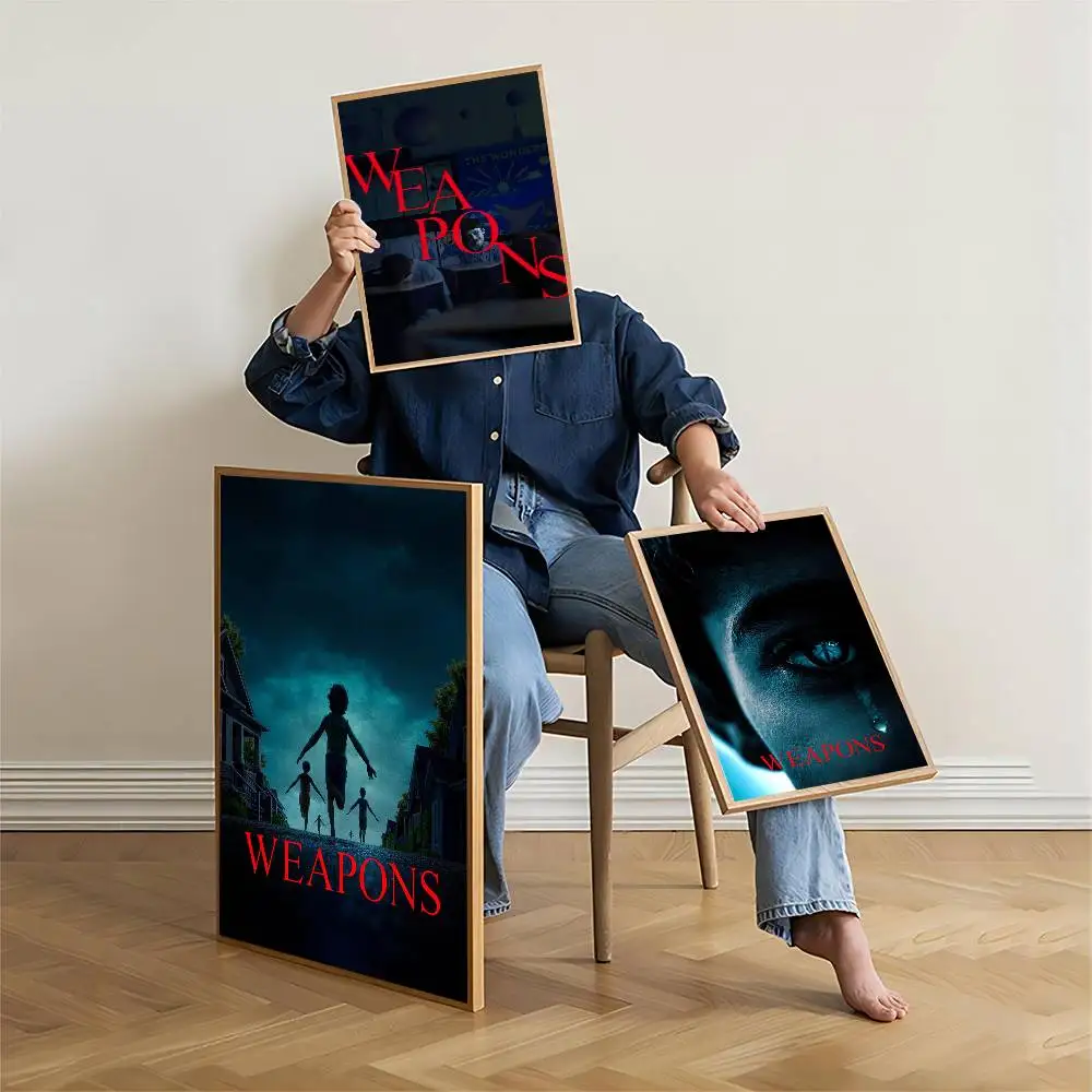 Weapons Hot 2025 Horror Movie Classic Movie Posters Vintage Room Bar Cafe Decor Stickers Wall Painting