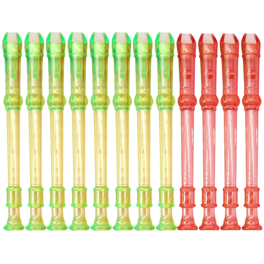 

12 Pcs Clarinets Little Flute Mini Instrument Kids Music Student Beginner Children Early Education Toy Small