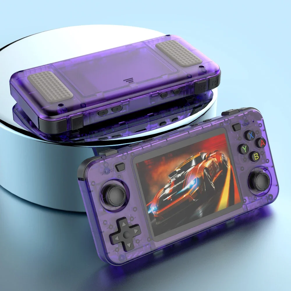 Console portative R36H, système Linux Open Source de 3.5 pouces, consoles de jeux rétro, écran IPS, lecteur vidéo Portable pour cadeaux de noël
