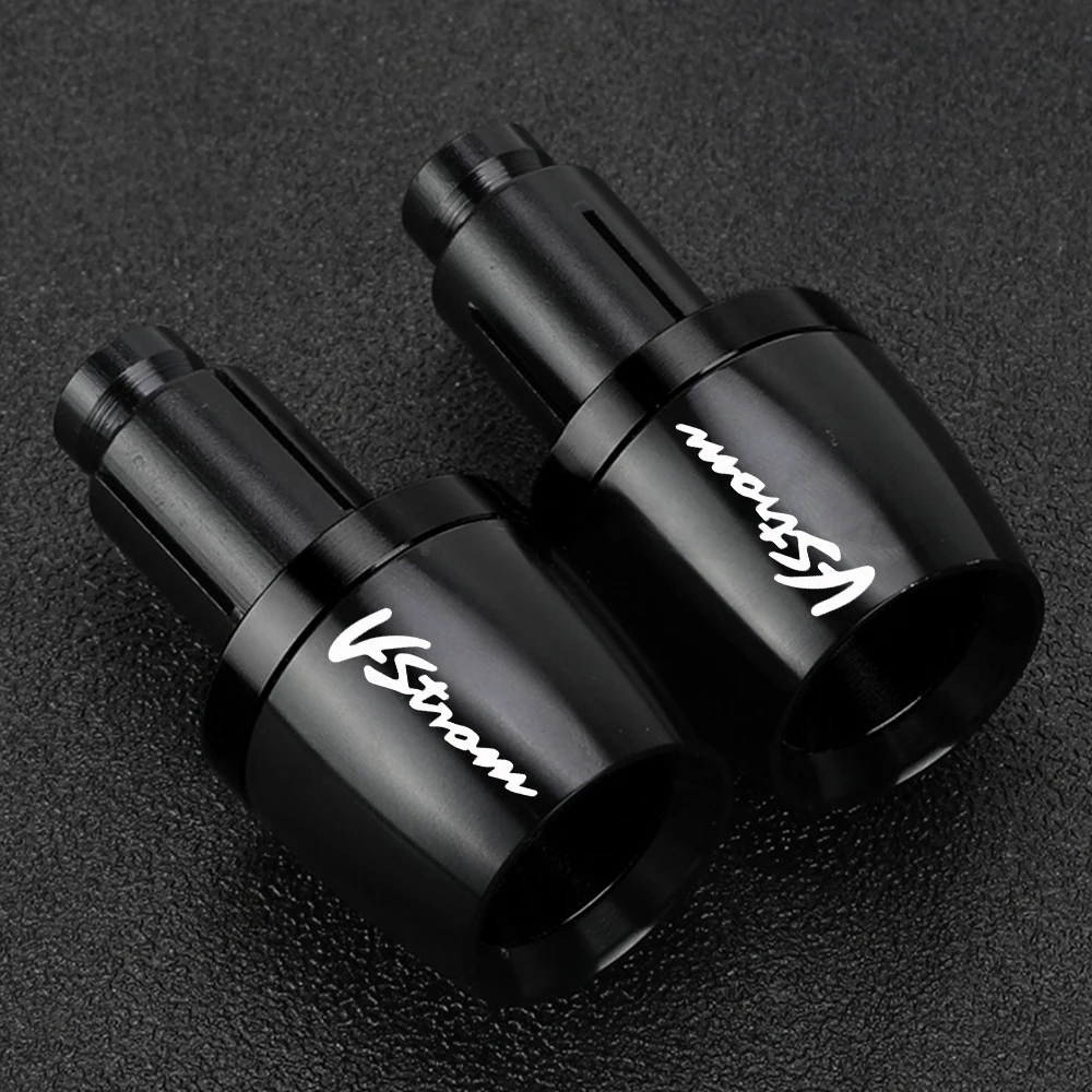 For SUZUKI DL 250 650 VSTROM V-STROM 650 1000 1050 800DE Motorcycle 22mm Handlebar Grips Bar Ends Cap Handle Counterweight Plug