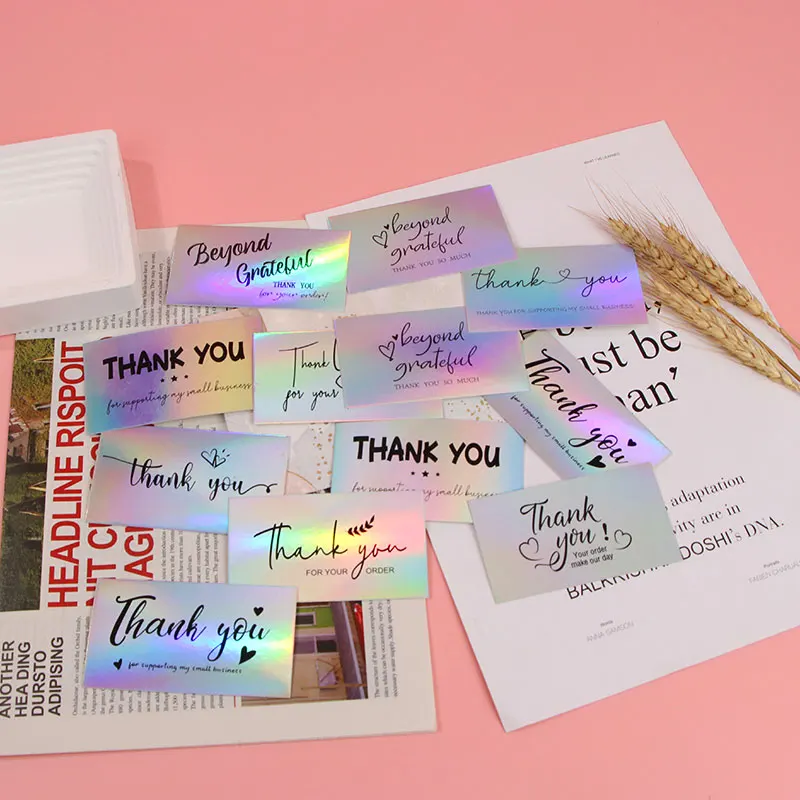 20 0.Zhang.Custom.oem odm customized print logo holographic business name cards thank you cards greeting wedding card